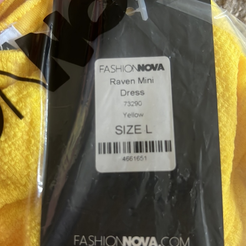 Yellow Mini Dress - Picture 5 of 5